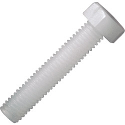 Toolcraft Hexagonal Screw DIN 933 Polyamide M4 x 25mm Pack Of 10
