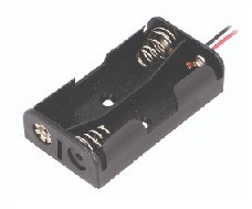 Pojemnik na 2 baterie AA