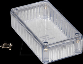1591BTCL Plastic housing, series 1591, 62 x 112 x 27 mm, clear
