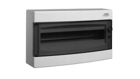 Noark Rozdzielnica Plastikowa Natynkowa Przezr. Drzwi 1X18 Pns 18T (101499)