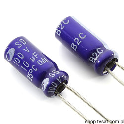 SD2A106M05011PC359 Electrolyt 10uF 100V RADIAL SAMWHA