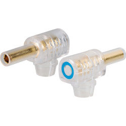 BKL 107004 Banana Coupler Gold Plated Black