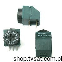 KWR16H Rotary-Switch DIP6 Horizont THT OTAX
