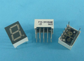 0,39' FYS-3911-AUHR WK RED 9,9mm LED