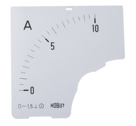 Podziałka miernika panelowego, 0/10A For Shunt 75mV