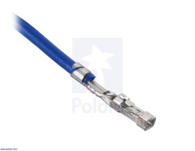 Pololu Wires with Pre-Crimped Terminals 10-Pack M-F 12" Purple