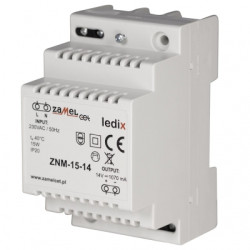 Zasilacz modułowy 14V DC / 15W ZNM-15-14