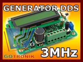 Generator sygnałowy - funkcyjny DDS 3MHz (UDB1003S)
