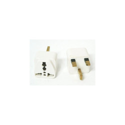 Adapter podróżny sieciowy PL-GB Wtyk angielski-gniazdo PL(uniw)