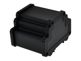 Obudowa; na szynę DIN; D4MGS-PBK-V0; aluminium; 78,3mm; 98,3mm; 69mm; IP66; czarny; Gainta; 0...+70°C; RoHS; śruby ze stali nier