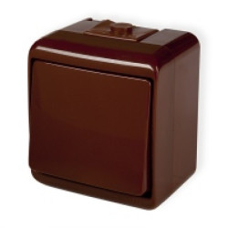 JUNIOR brąz Łącznik dzwonkowy IP54 4WHE-4 KARLIK