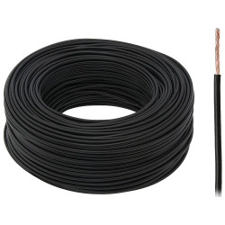 Kabel LgY 1x0,5mm Czarny 300/500V H05V-K