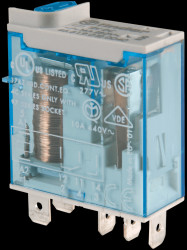 46.61.9.012.0040 Industrial mini-relay, Faston connections