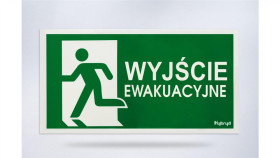 Piktogram Folia Biała, Wzór Prosty, 153X337 Mm - Pi55