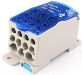 Blok rozdzielczy SPLIT 1x35-120, 2x6-35, 5x2,5-16, 4x2,5-10, 250A E.4096/250