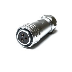 Złącze wielostykowe przemysłowe 3-pinowe M20 Montaż na kablu Wtyczka RS PRO
