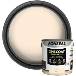 Ronseal KCB.7015103.21304.76 OneCoat EverywhereIndoor Almond Matt2.5l
