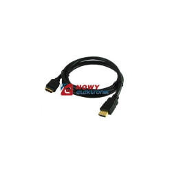 Kabel HDMI - przedłużacz 5m wt-gn