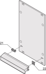 Zestaw modułu wtykowego Zacisk 21100-476 Plastik Uchwyt wyciągacza