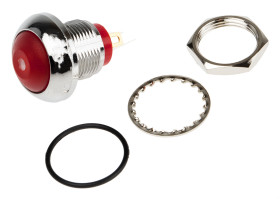 Przycisk miniaturowy Chwilowy SPST średnica wycięcia 13.6mm, montaż panelowy RS PRO