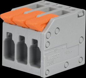 2604-3103 PCB terminal block with Lever and push-in CAGE CLAMP