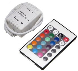 STEROWNIK RGB IR24 72W 24-KLAWISZE PILOT IR