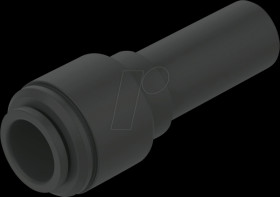 196231 Plug connector, straight, with socket, CQ28 &lt;&gt; Ø 22 mm