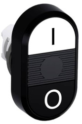 ABB 1SFA611135R1106 MPD6-11B Przycisk podwójny czarny/biały 1 szt.