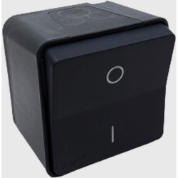 Łącznik 2-biegunowy pojedynczy n/t IP55 antracyt MUR35033 MUREVA Schneider Electric