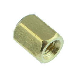 6mm Hexagonal Female to Female Brass Spacer M3