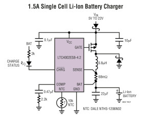 Standalone Li-Ion Switch Mode Battery Charger