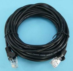 FTPL 5e 7,5mb CZARNY PATCHCORD