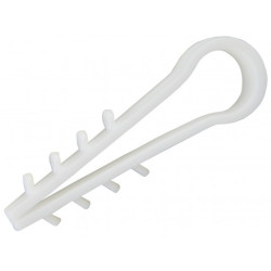 Uchwyt kablowy okrągły wbijany USO-6 do kabli okrągłych (do 6mm) 100szt.