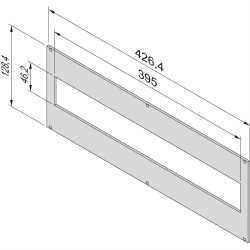 Płytka przednia nVent SCHROFF 24563096 24563096, 1 szt.