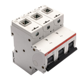 Wyłącznik nadprądowy MCB, Typ C, 3-biegunowy, 100A, 690V, na szynę DIN, ABB S803P-C100, S800C