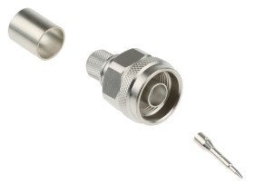 Złącze koncentryczne Montaż na kablu Męski 50Ω typ złącza Złącze N 0 to 11GHz Połączenie zagniatane typ kabla 2.7/7.25,