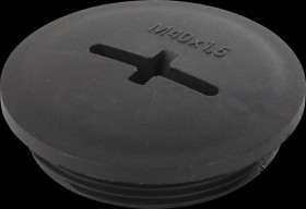 52006153 Blindstopfen, M40 x 1,5, schwarz