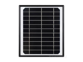 Waveshare Monocrystalline silicon solar panel (5.5V 6W), Toughened Glass surface