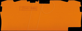 2004-1492 End plate/intermediate plate for WAGO 2004-14.., orange