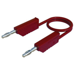 SKS Hirschmann 934160101 Test Lead 4mm Red 1m 0.64mm Socket