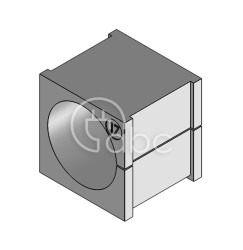 Moduł uszczelniający KT specjalny, mały, KTs 17, z otworem 1x17-17 mm, 39900