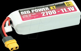 Li-Po battery, 11.1 V, 2700 mAh