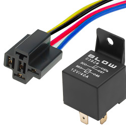 Przekaźnik 4120 12V/30A/40A + gniazdo 5PIN