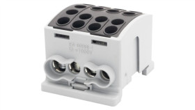 Zacisk Hlk 125A-4 (1X35,3X25 / 1X35,3X25) Al/Cu - Czarny