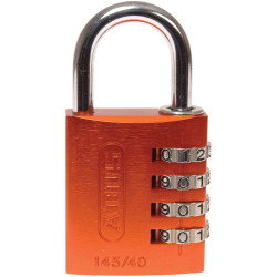 ABUS 49527 145/40 40mm Aluminium Combination Padlock Orange