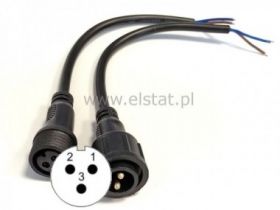 Złącze hermetyczne 3PIN z przewodem 40cm