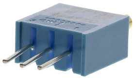 Potencjometr dostrojczy 5kΩ THT 0.5W 25 -zwoje Regulacja górna 2 mm