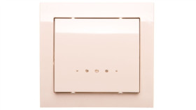 Kier Łącznik Kontrolny Z Podświetleniem Beżowy Łp-12Ws/01