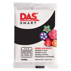DAS 321030 Smart Oven-Bake Clay 57g (2x 28.5g) Black