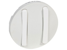 CELIANE Klawisz podwójny slim biały 065002 LEGRAND